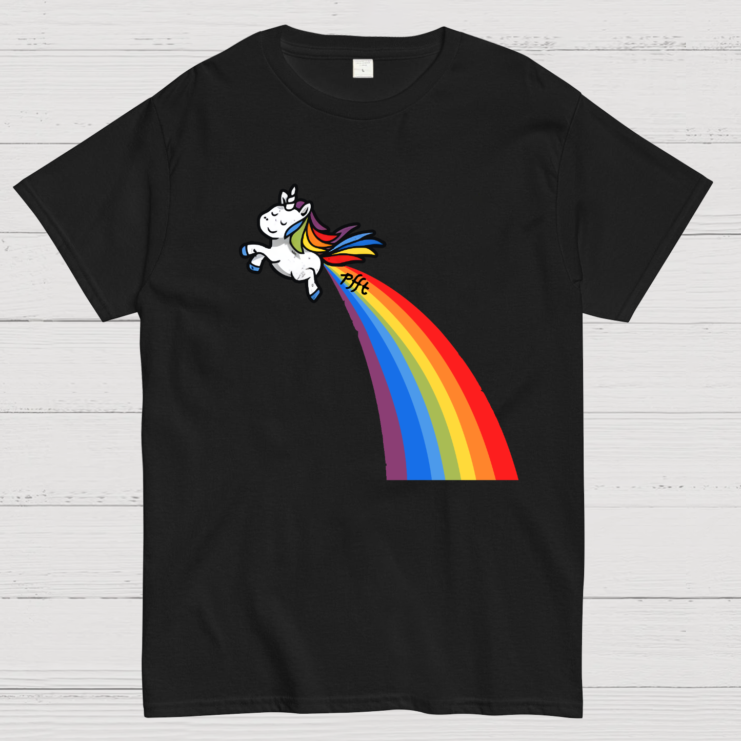 I Fart Rainbows Geek T-Shirt