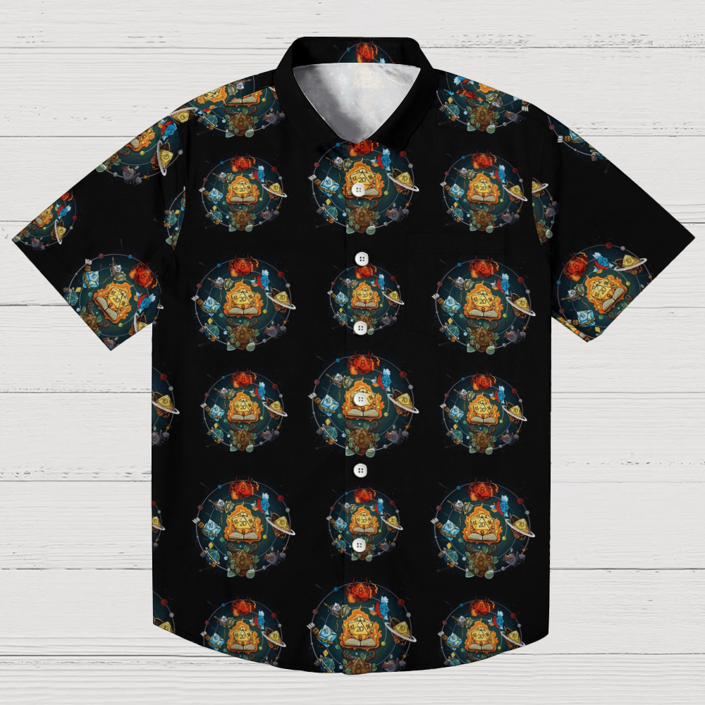 Dungeons and Dragons Dice Geeky Shirt