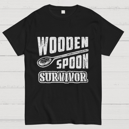 Wooden Spoon Survivor Geeky T-Shirt