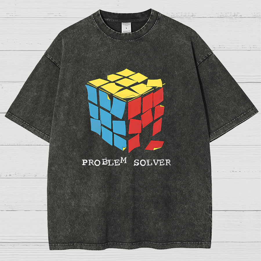 Problem Solver Vintage Distressed T-shirt