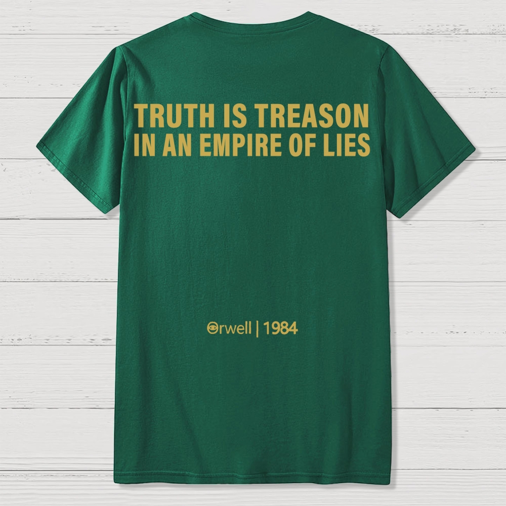1984 Orwell Front And Back Printing Geek T-Shirt