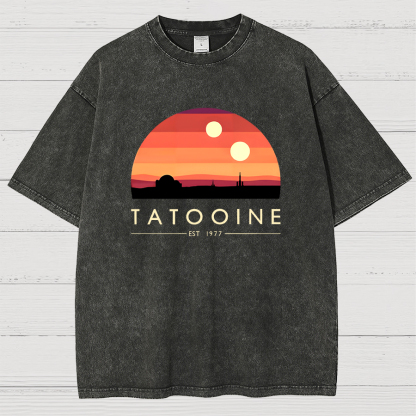 Tatooine Sunset Vintage Distressed T-shirt