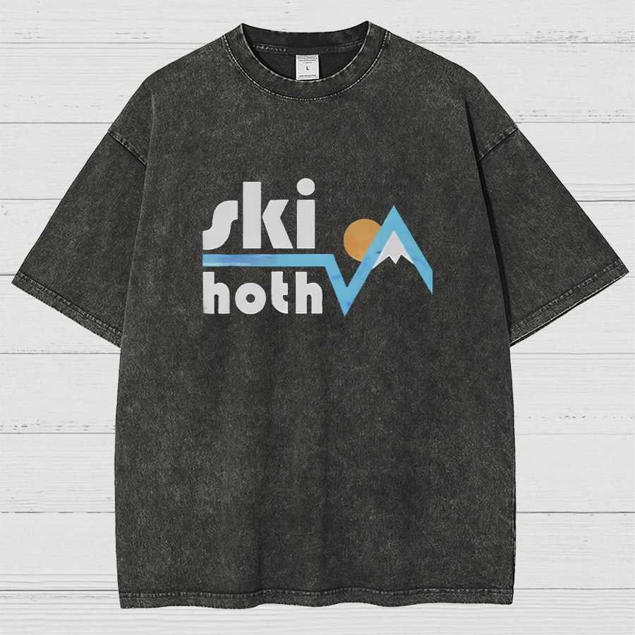 Ski Hoth Vintage Distressed T-shirt