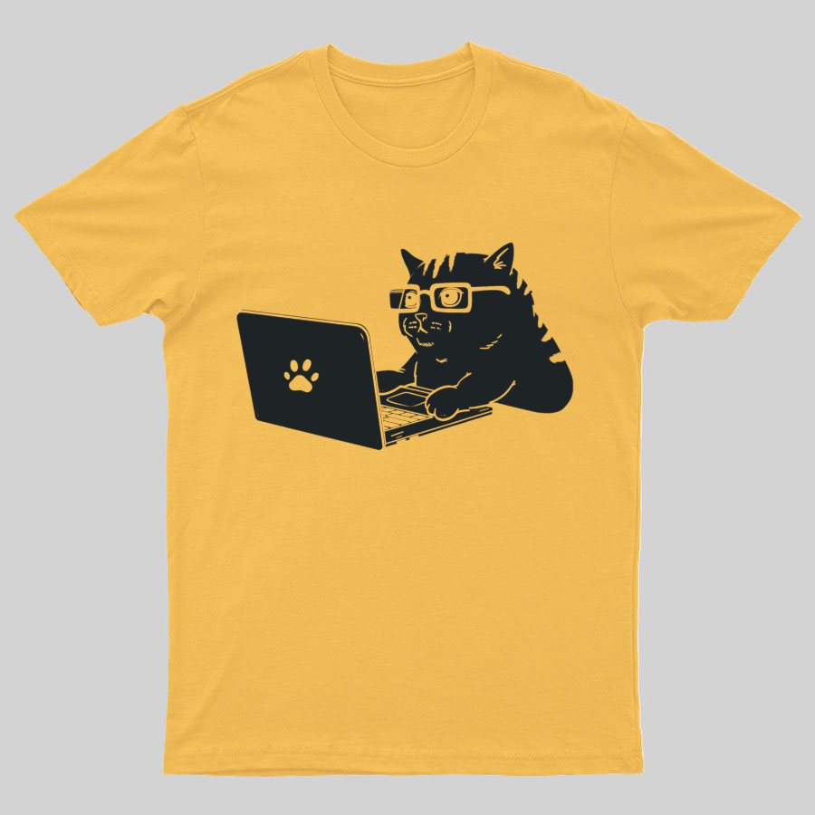 Cats & Computers Geeky T-Shirt