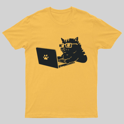 Cats & Computers Geeky T-Shirt