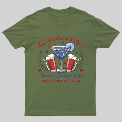 4th of July Social Club  America Nerdy T-Shirt