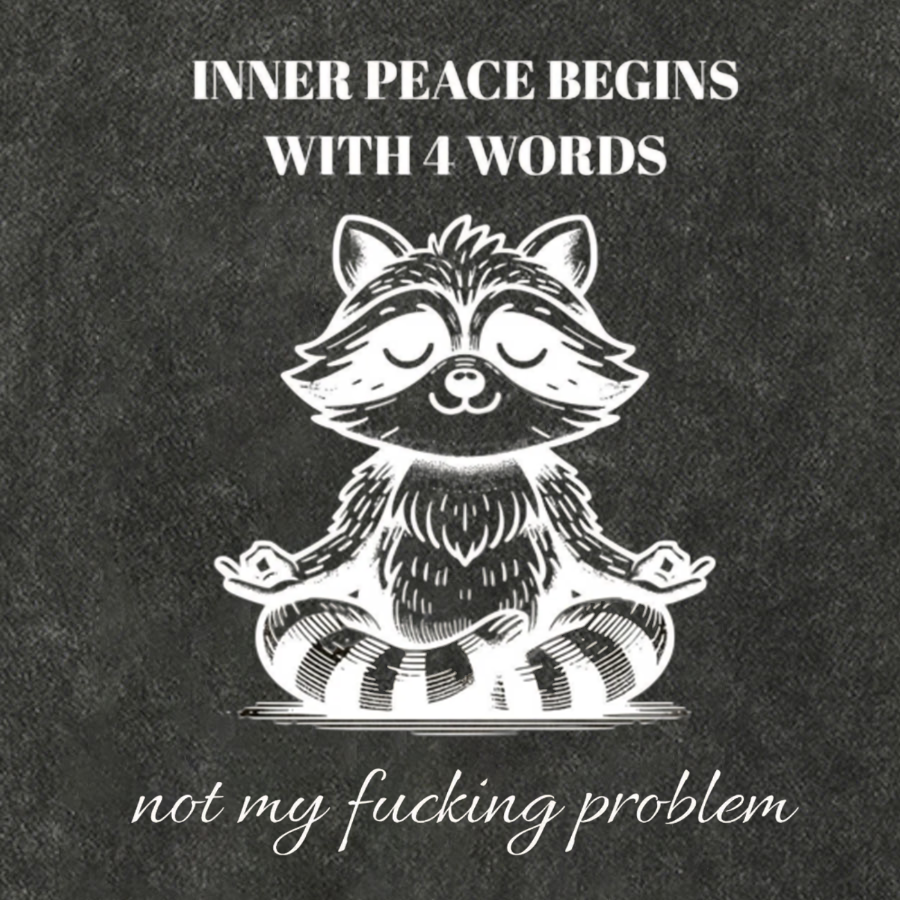 Inner Peace Begins With Four Words , Funny Cotton Hat