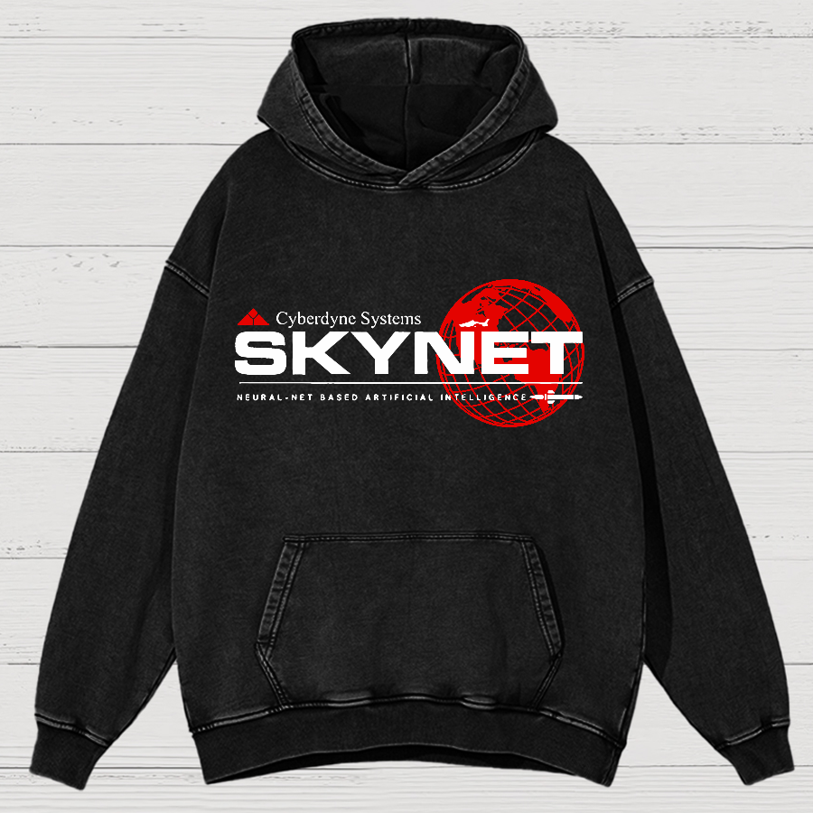 Cyberdyne Systems Skynet Vintage Distressed Hoodie