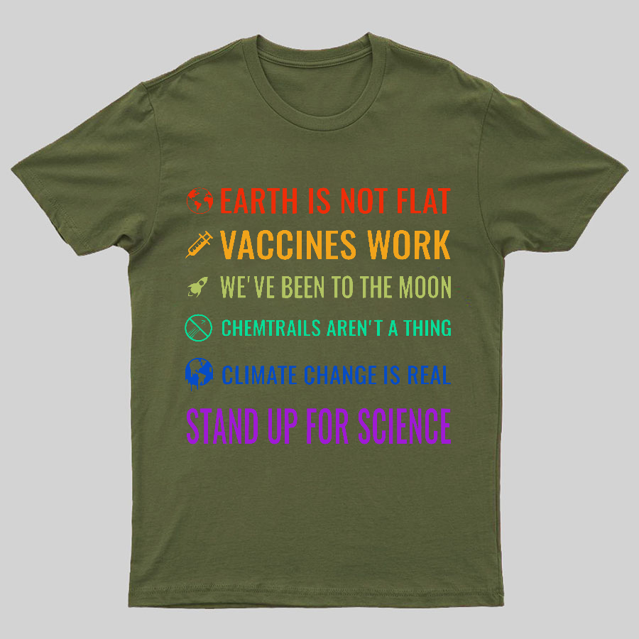 Stand Up For Science! Geeky T-Shirt