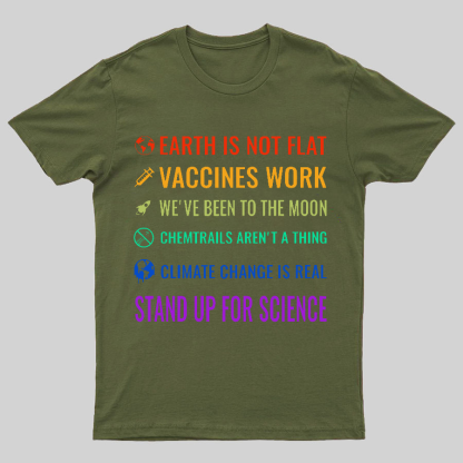 Stand Up For Science! Geeky T-Shirt