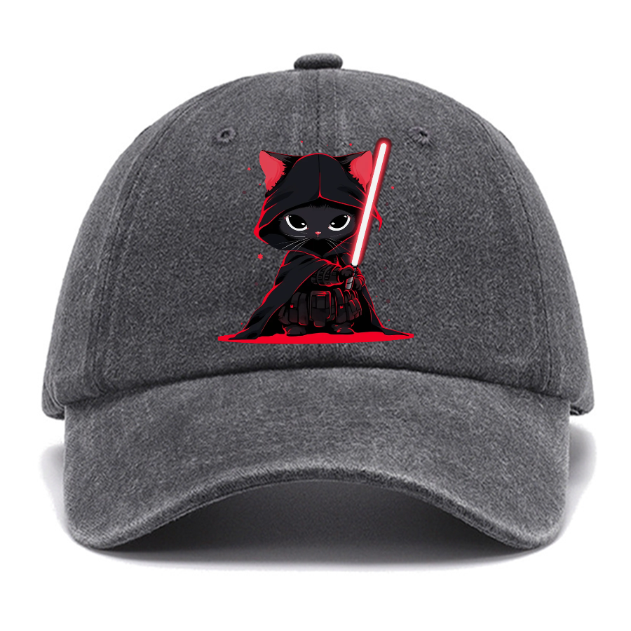 Cat Vader Embrace the Feline Dark Side! Cotton Hat