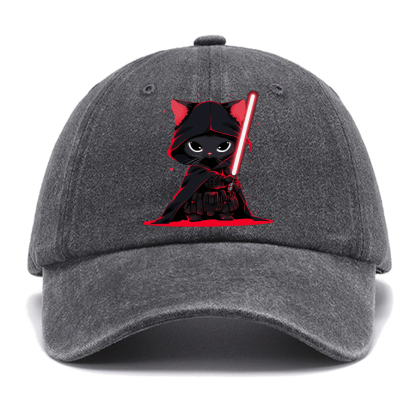 Cat Vader Embrace the Feline Dark Side! Cotton Hat