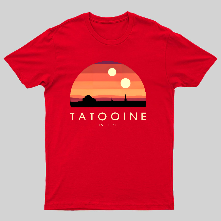 Tatooine Sunset Geeky T-Shirt
