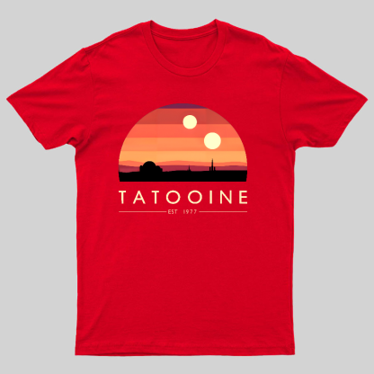 Tatooine Sunset Geeky T-Shirt