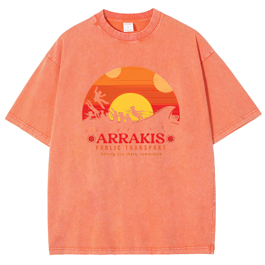 Arrakis Getting You There Sometimes Vintage Distressed T-shirt