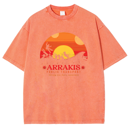 Arrakis Getting You There Sometimes Vintage Distressed T-shirt