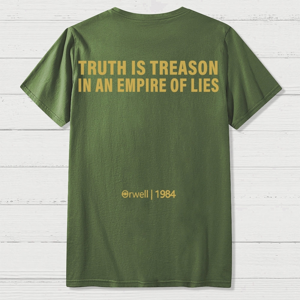 1984 Orwell Front And Back Printing Geek T-Shirt