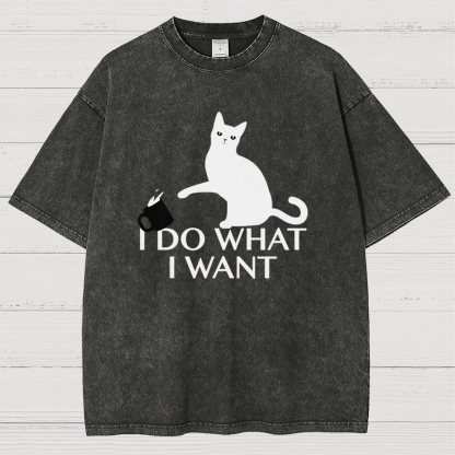 I Do What I Want Vintage Distressed T-shirt