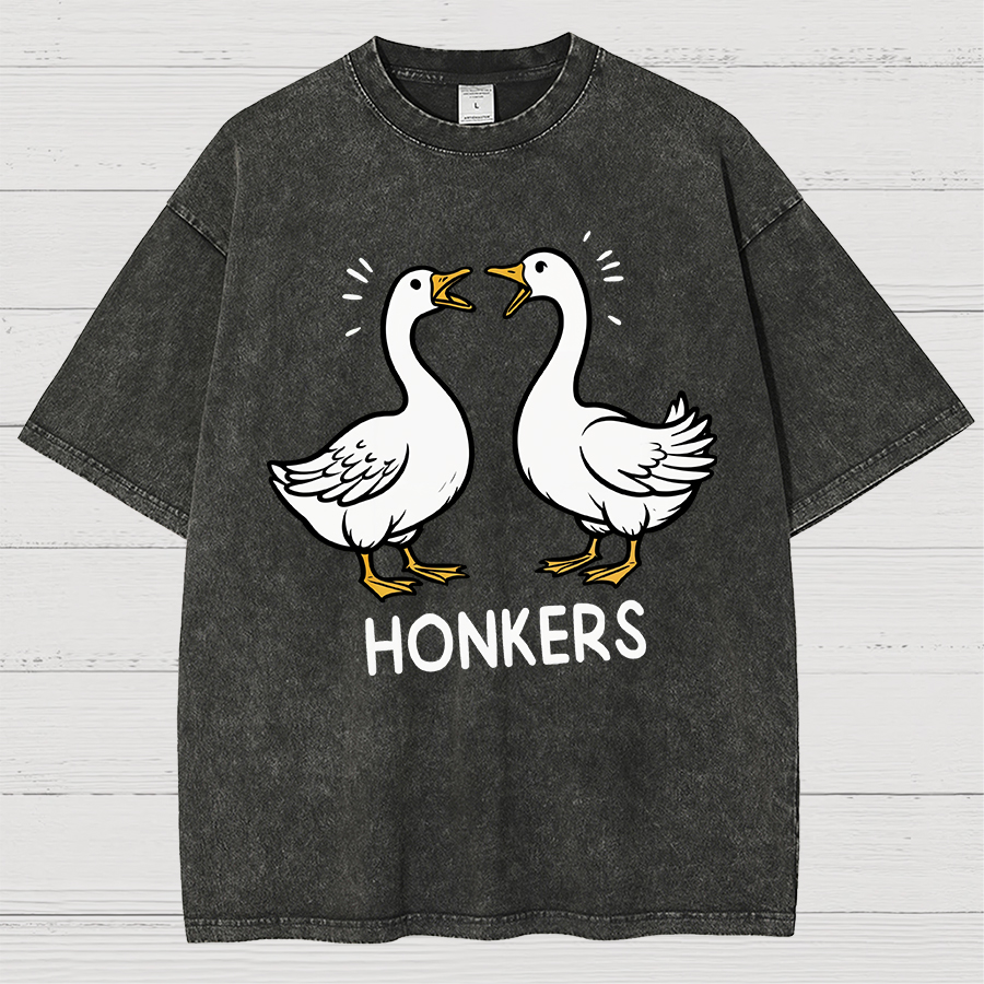 Honkers Funny Goose Vintage Distressed T-shirt