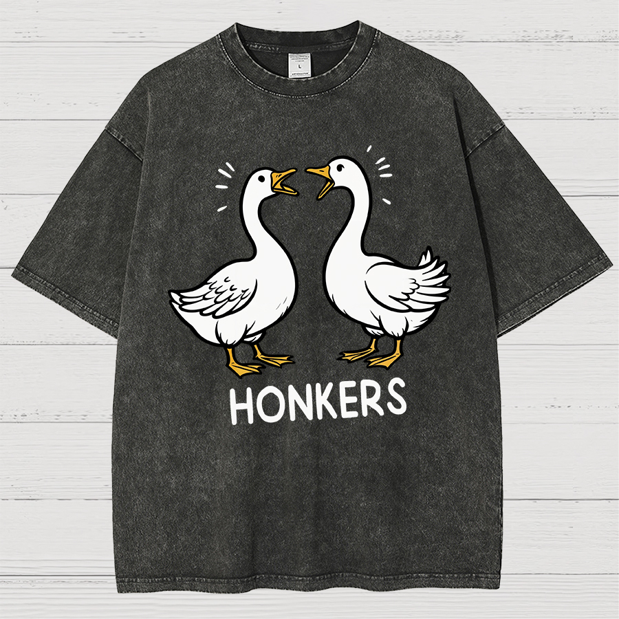 Honkers Funny Goose Vintage Distressed T-shirt