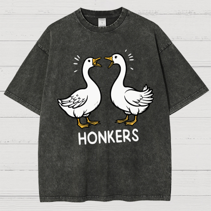 Honkers Funny Goose Vintage Distressed T-shirt