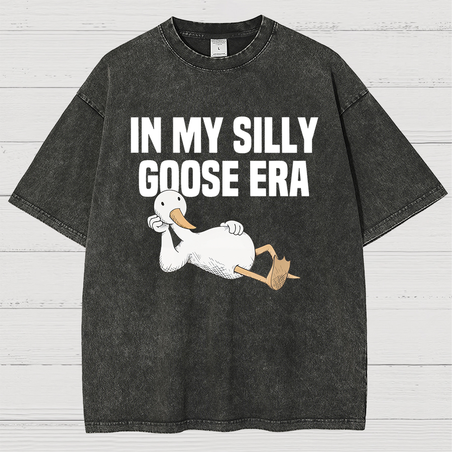 In My Silly Goose Era, Silly Goose Vintage Distressed T-shirt