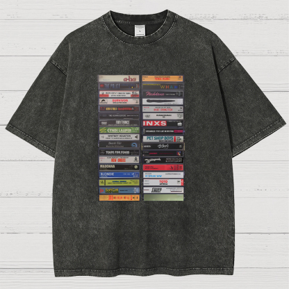 Classic Cassette Tape Vintage Distressed T-shirt