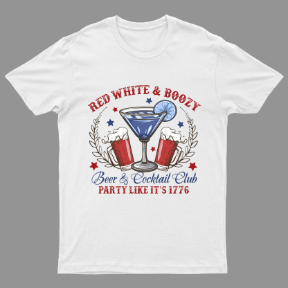 4th of July Social Club  America Nerdy T-Shirt