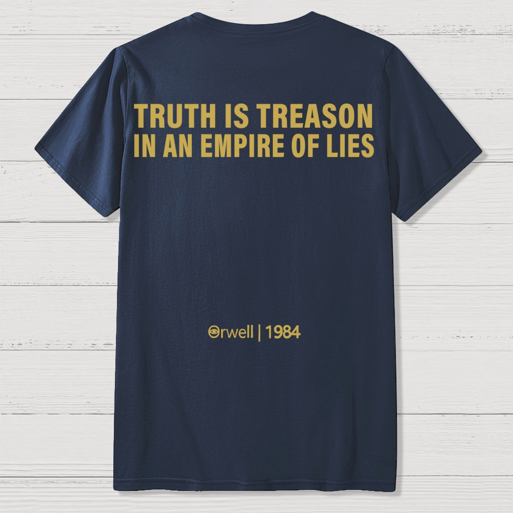 1984 Orwell Front And Back Printing Geek T-Shirt