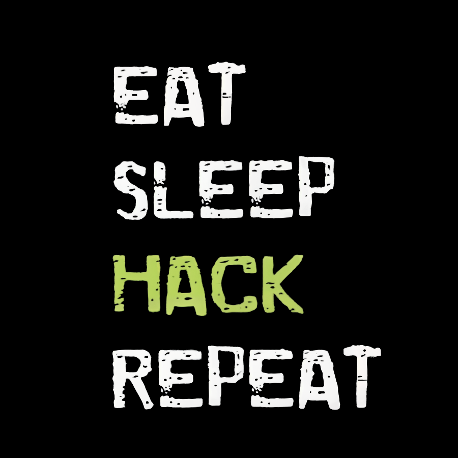Eat Sleep Hack Repeat Geeky T-Shirt