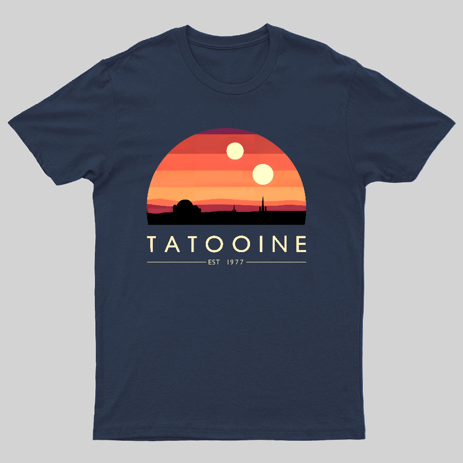 Tatooine Sunset Geeky T-Shirt