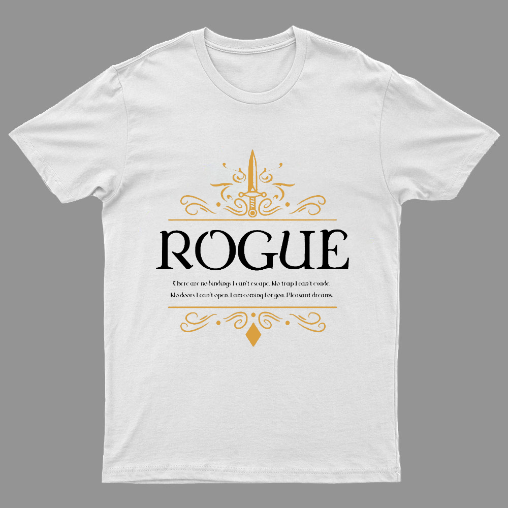 WoW Dungeons Crawler and Dragons Slayer Geeky T-Shirt