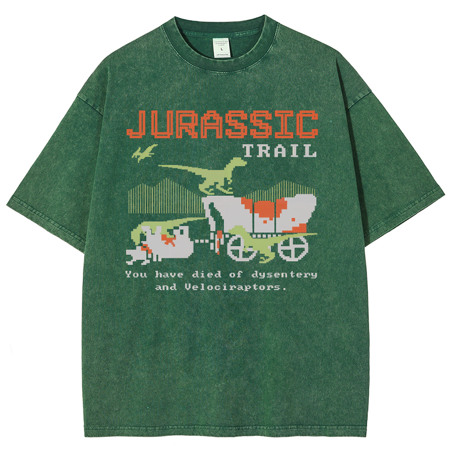 Jurassic Trail Vintage Distressed T-shirt