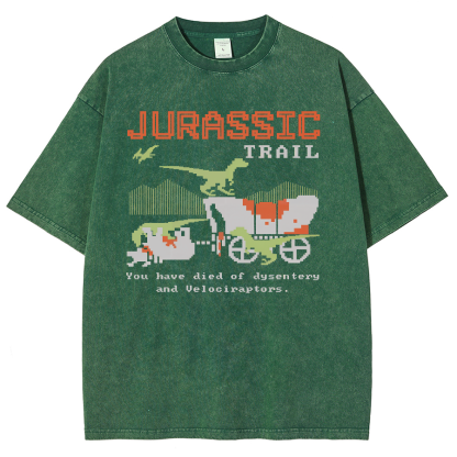 Jurassic Trail Vintage Distressed T-shirt