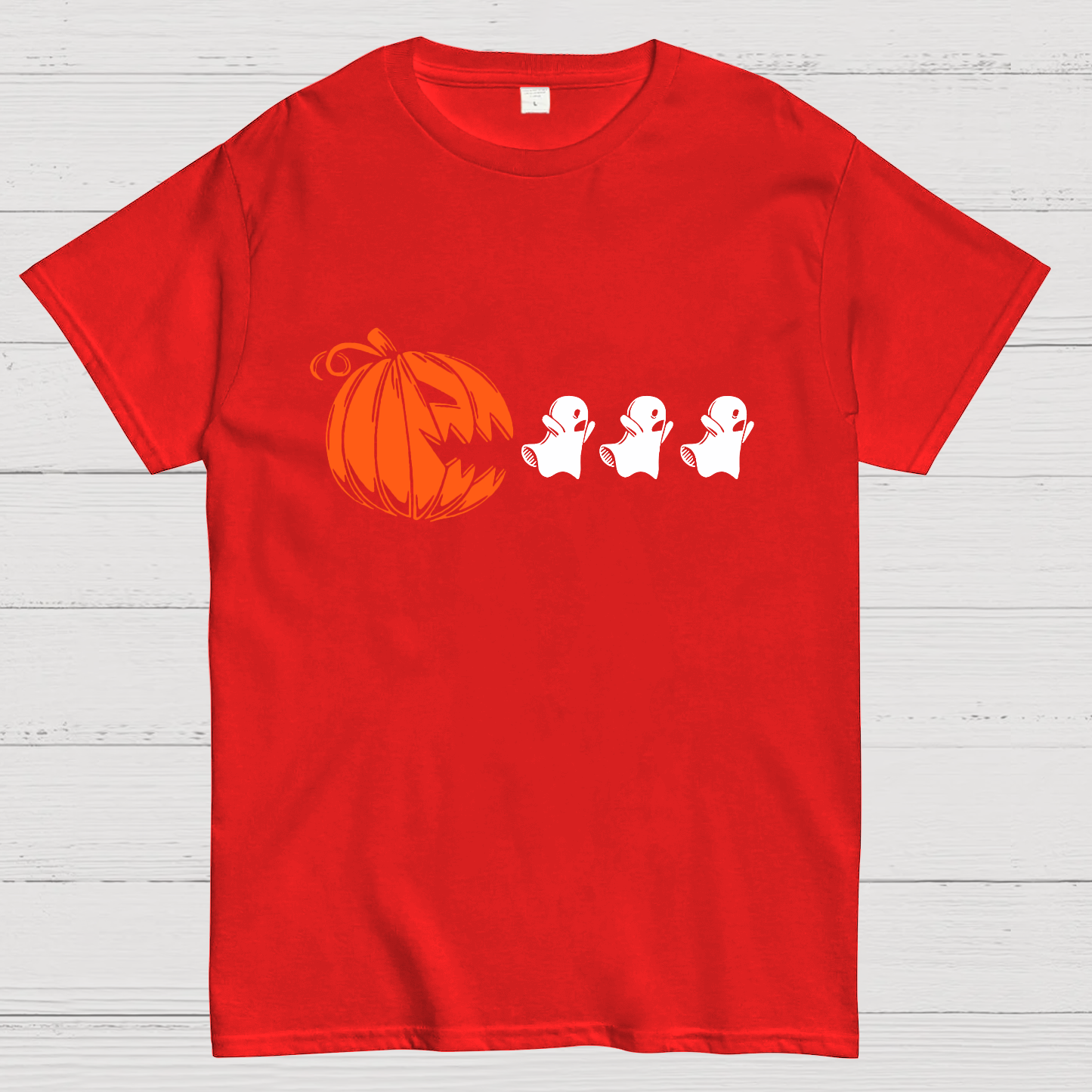 Funny Halloween Ghost  Geeky T-Shirt