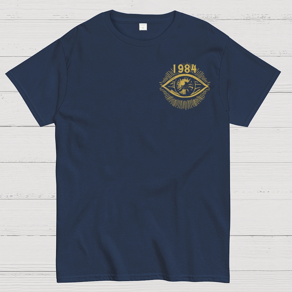 1984 Orwell Front And Back Printing Geek T-Shirt