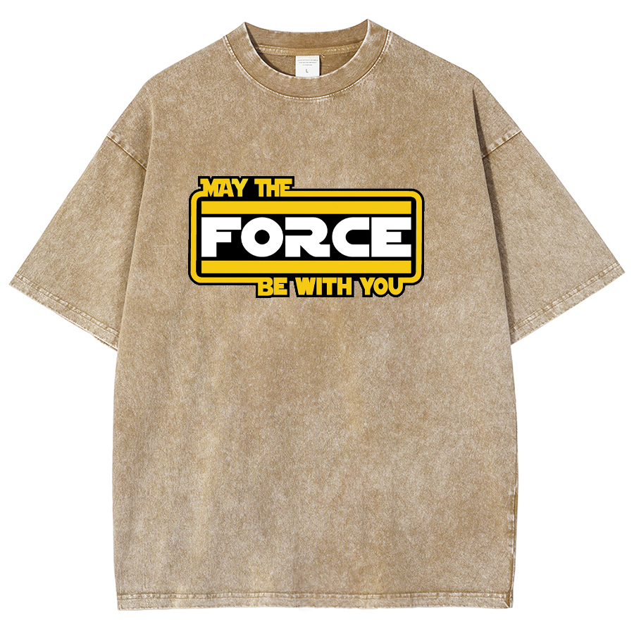 May The Force Be With You Vintage Distressed T-shirt