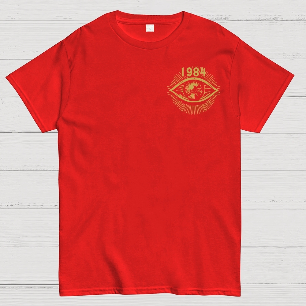1984 Orwell Front And Back Printing Geek T-Shirt