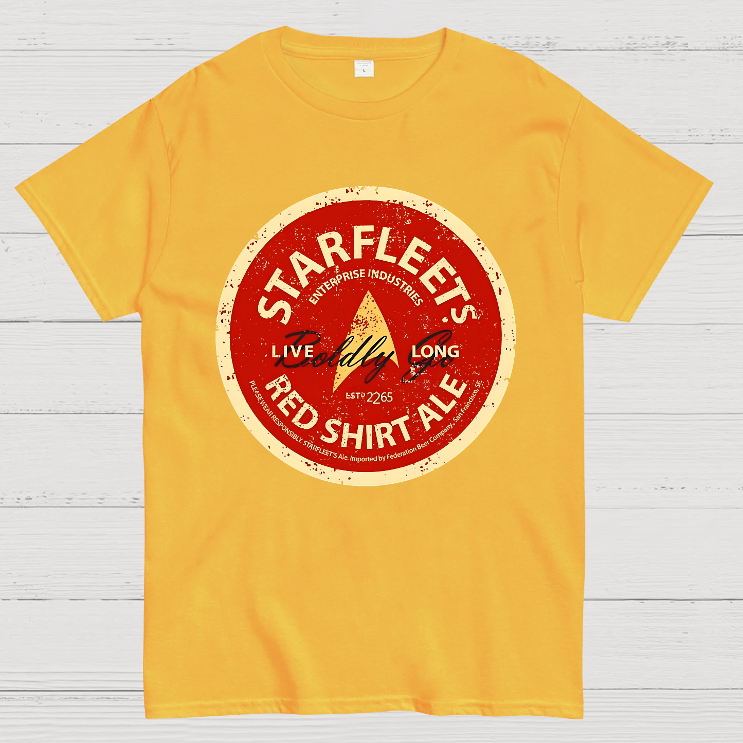 Starfleet's Red Shirt Ale Geek T-Shirt