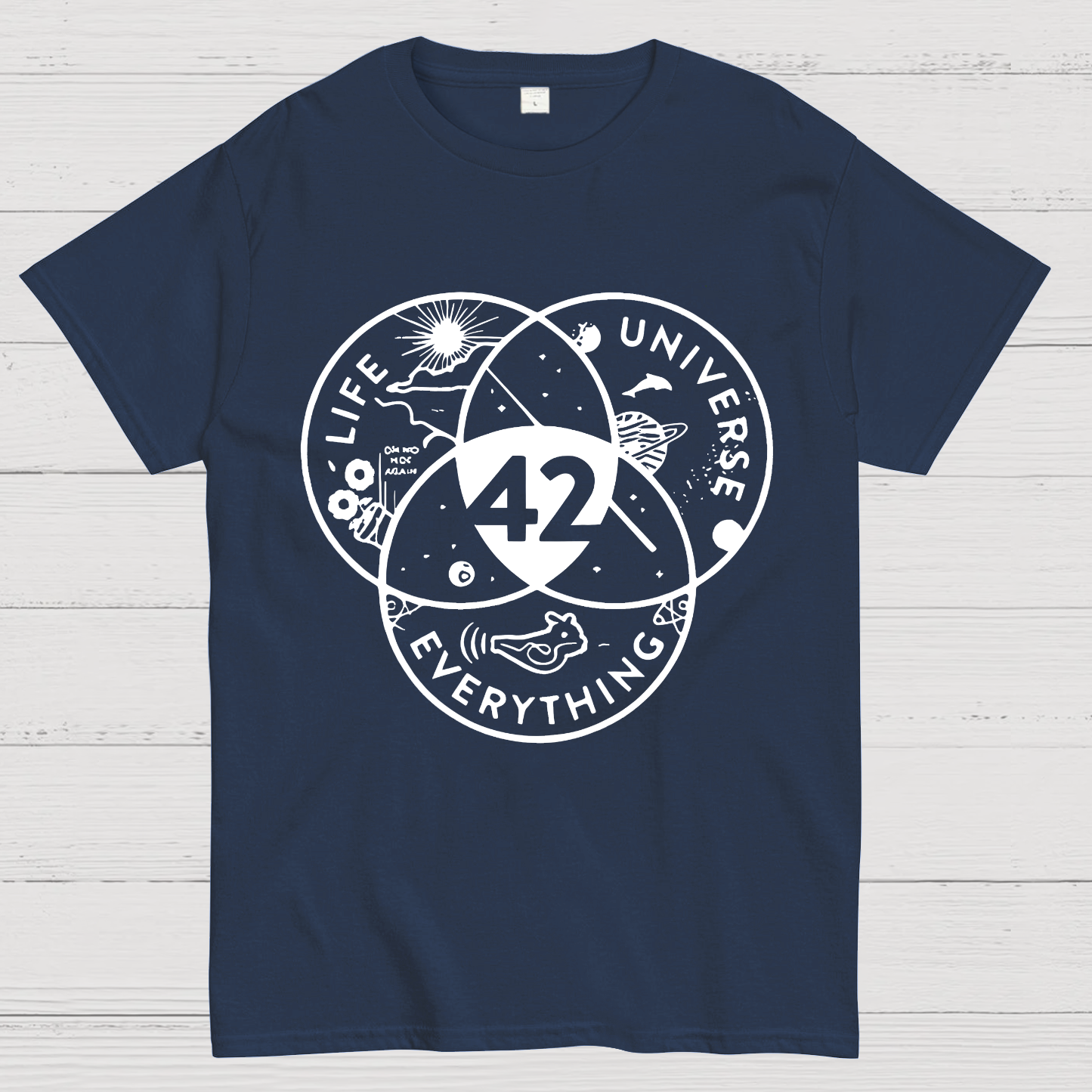 42 Answer To Life The Universe Geeky T-Shirt