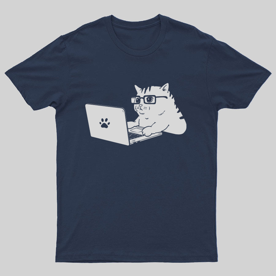 Cats & Computers Geeky T-Shirt