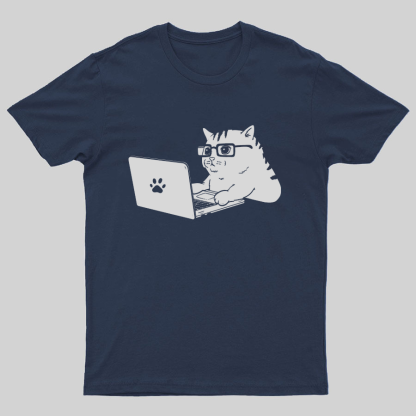Cats & Computers Geeky T-Shirt