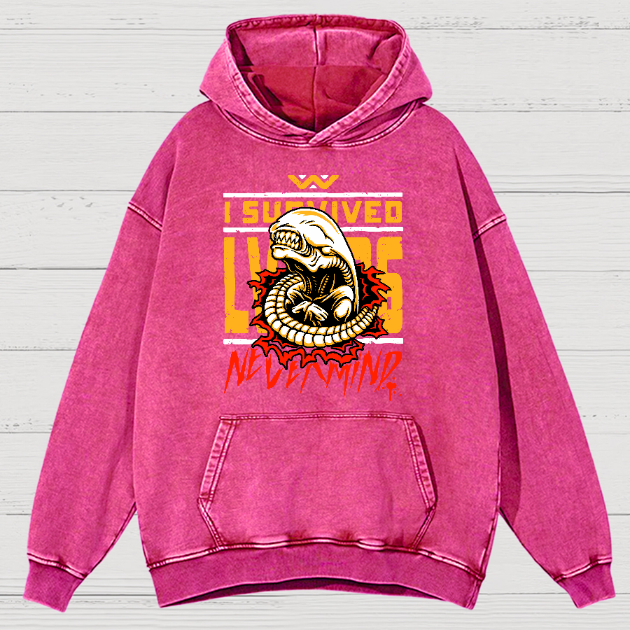 I Survived Vintage Distressed Hoodie