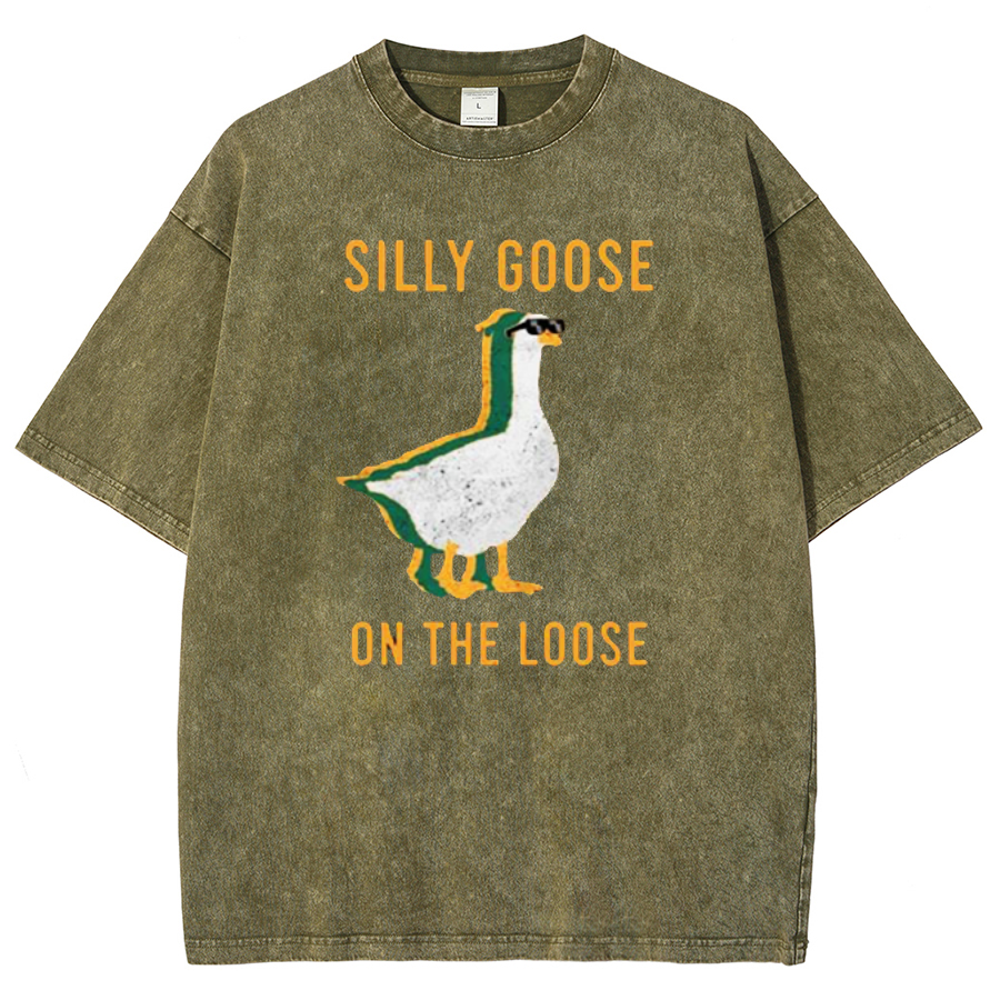 Silly Goose On The Loose Vintage Distressed T-shirt