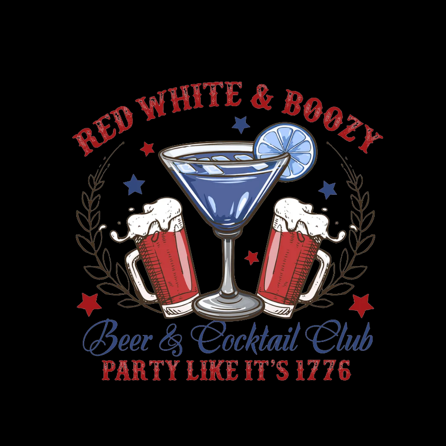 4th of July Social Club America Nerdy T-Shirt