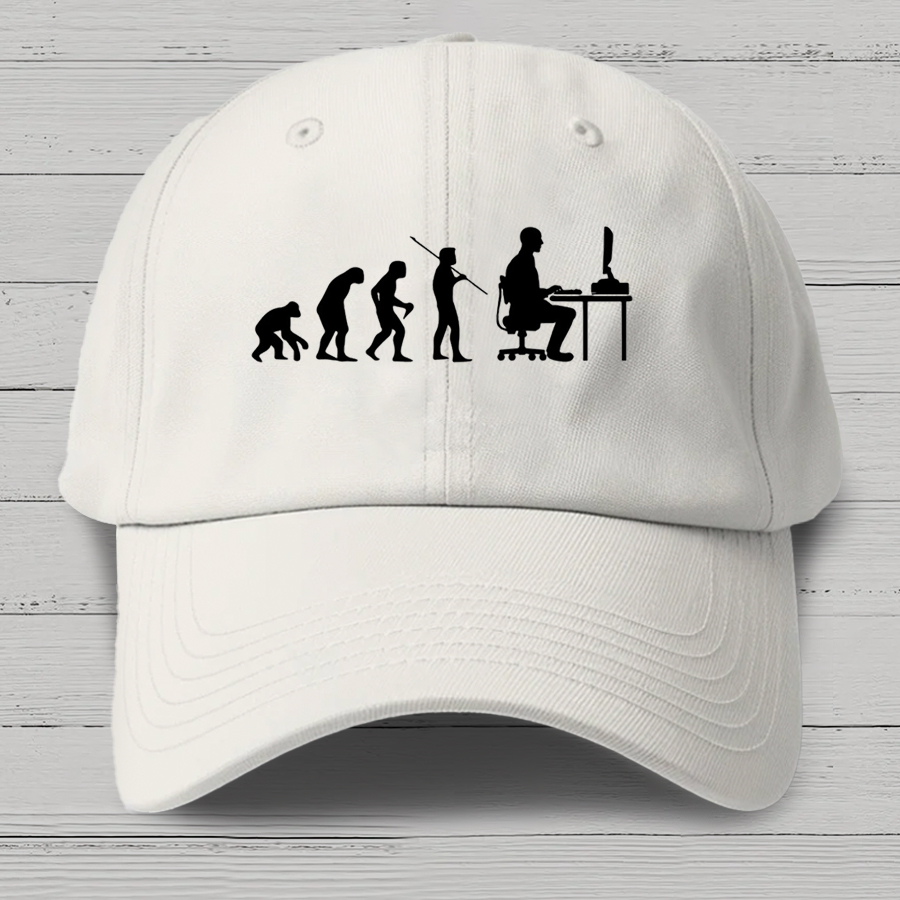 Computer Worker Evolution Hat, programmer Cotton Hat