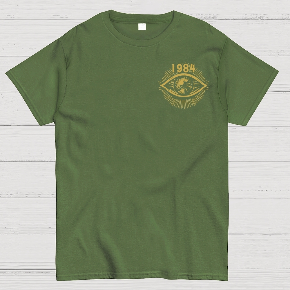 1984 Orwell Front And Back Printing Geek T-Shirt