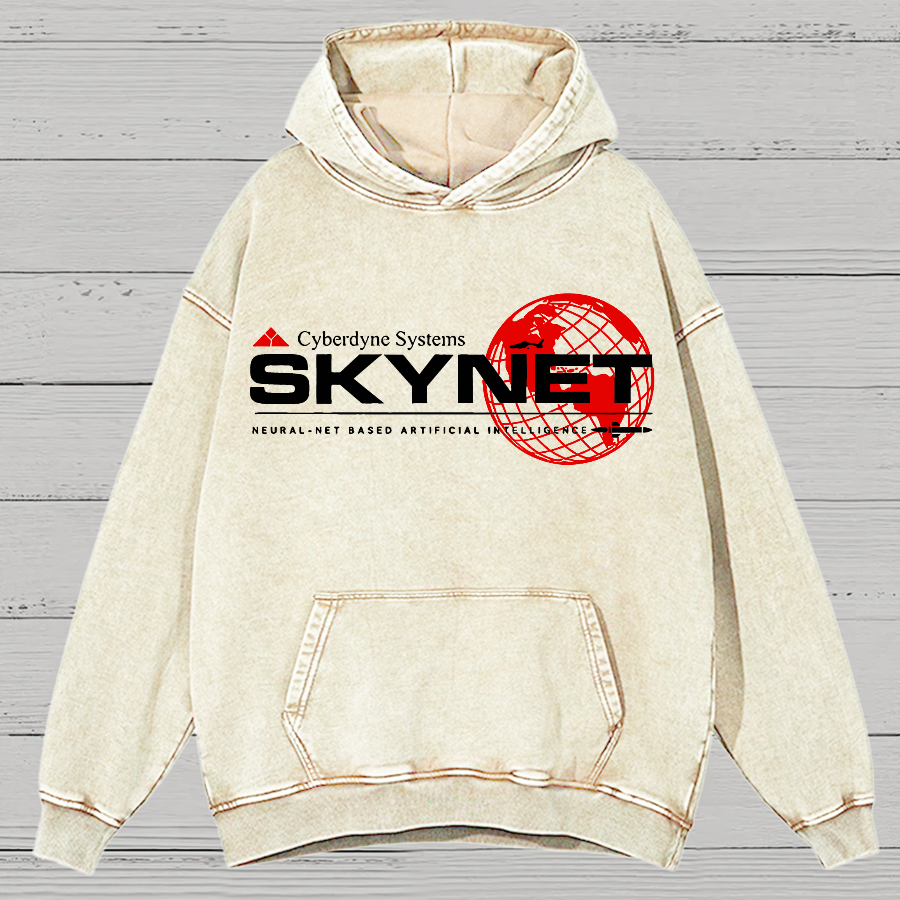 Cyberdyne Systems Skynet Vintage Distressed Hoodie