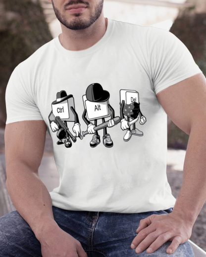 Computer Mafia Funny IT Geeky T-Shirt