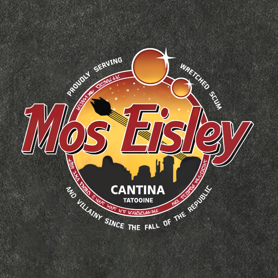 Mos Eisley Tatooine Vintage Distressed T-shirt